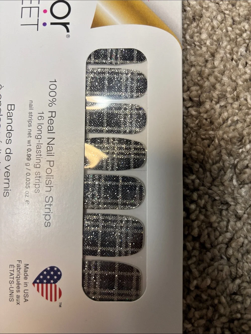Color Street Black, Cream & Leopard Paisley Nail Strips - Mixed Patterns